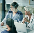 female medical professionals in a meeting